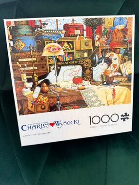 Buffalo Games - Charles Wysocki - Maggie The Messmaker - 1000 Piece Puzzle